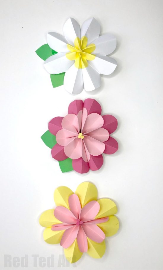 3D Paper Flowers | 25+ MORE Paper Flowers
