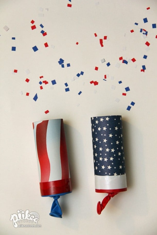 15 Easy 4th Of July Crafts For Kids (Part 2) - 4th of July diy decor, 4th Of July Crafts For Kids, 4th Of July Crafts