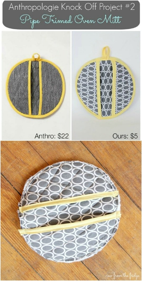 Anthropologie Knockoff – Piped Pot Holders