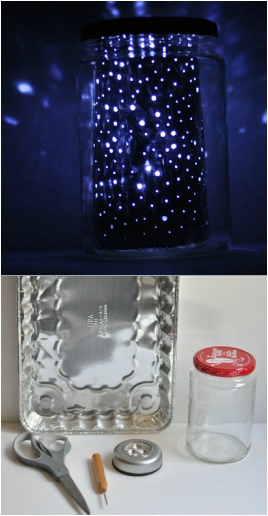 Fun DIY Constellation Jar Nightlight