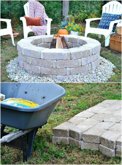 Quick And Easy DIY Firepit
