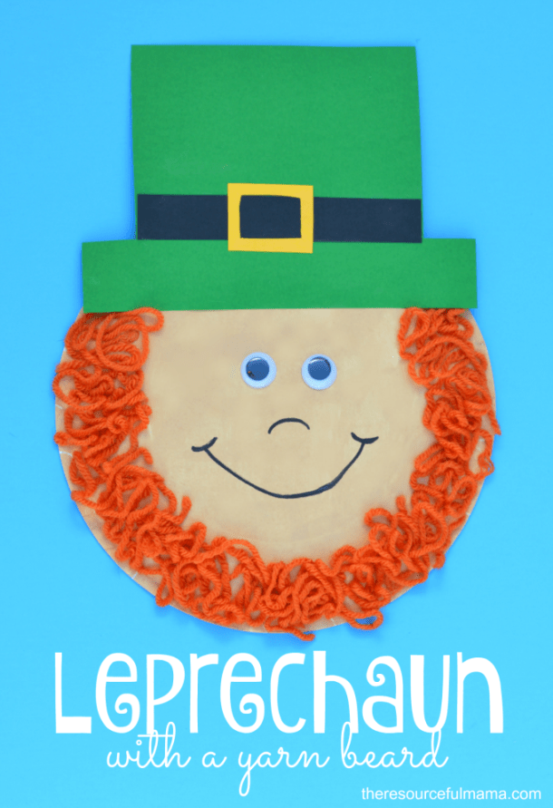Easy St. Patricks Day Leprechaun Crafts for Kids (Part 2)