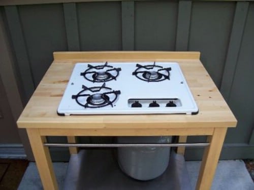 Make a Stove for an Outdoor Kitchen