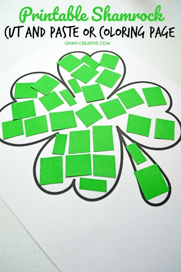 Lucky Shamrock Crafts for Kids to Make this St. Patrick's Day (Part 1) - Shamrock Crafts for Kids to Make this St. Patrick's Day, Shamrock Crafts, DIY St. Patrick's Day, DIY Decoration Ideas For St. Patrick's Day