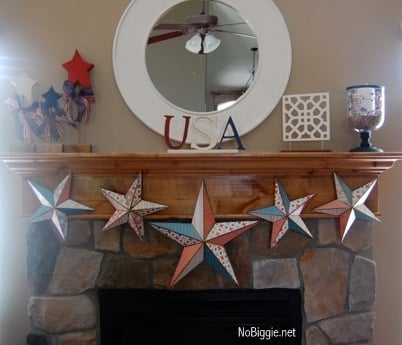 4th of July Mod Podge Stars +25 4th of July Party Ideas | NoBiggie.net