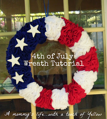 4th of july wreath