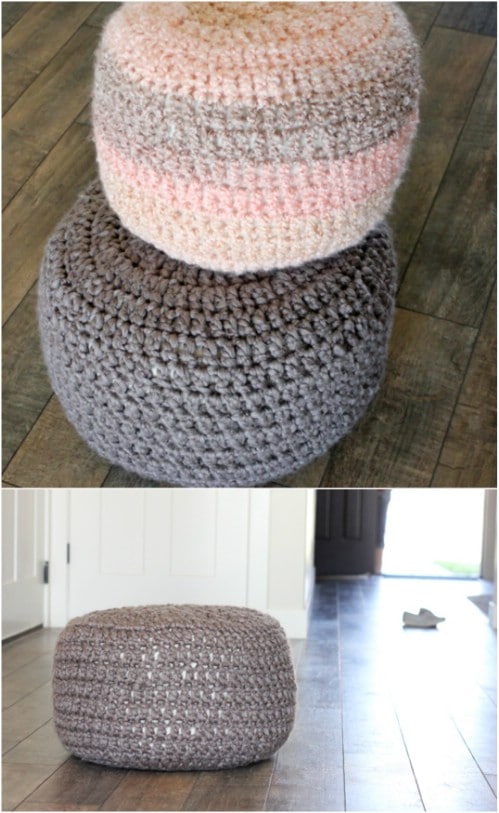 DIY Crocheted Floor Cushions