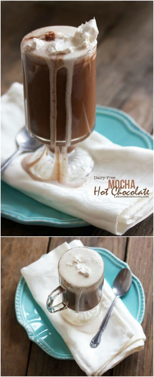 Dairy Free Mocha Hot Chocolate