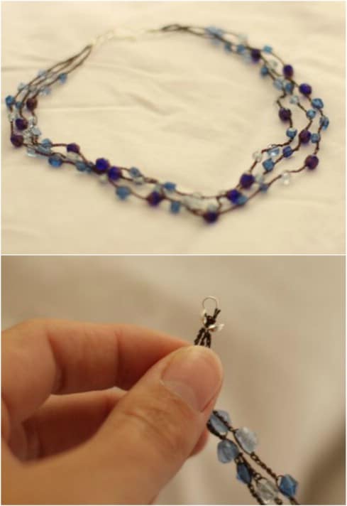 Lovely Crochet Beaded Necklace
