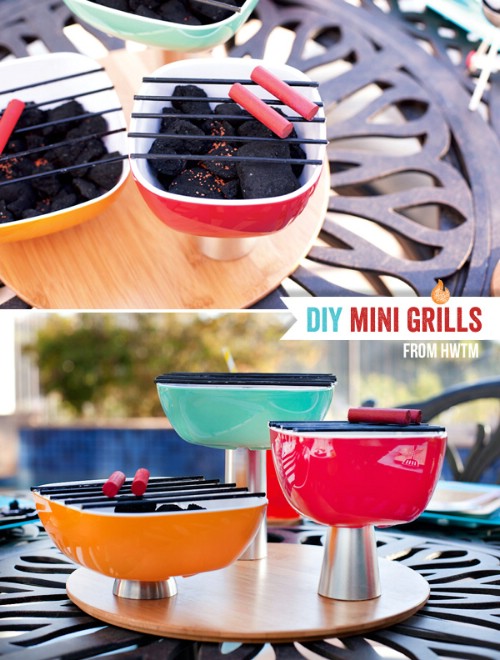 Make Mini Grills for the Back Deck