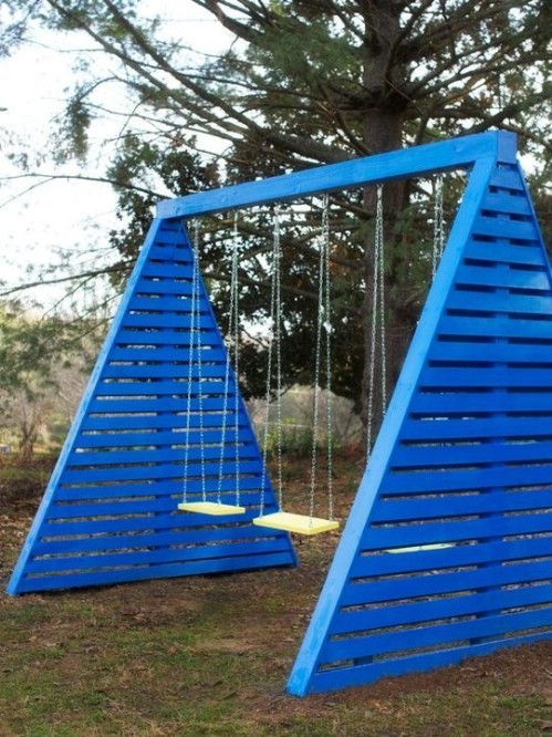 Build a Modern Swing Set