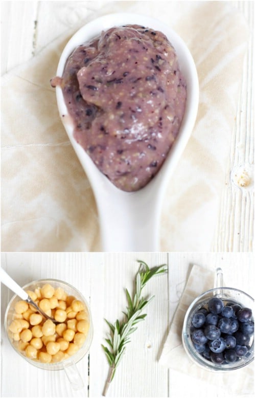 Blueberry And Chickpea Baby Food
