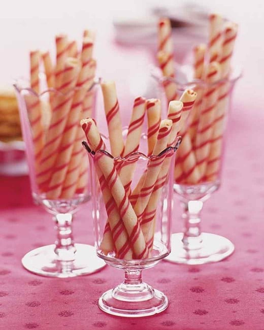 Candy Striped Stick Cookies