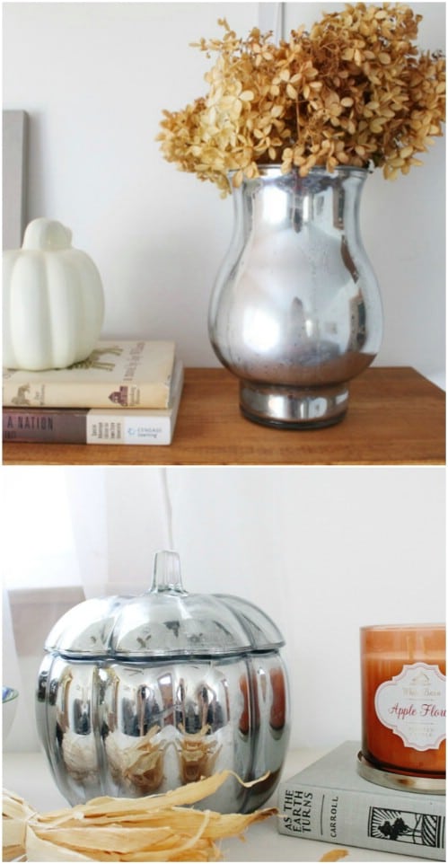 DIY Mercury Glass Vase