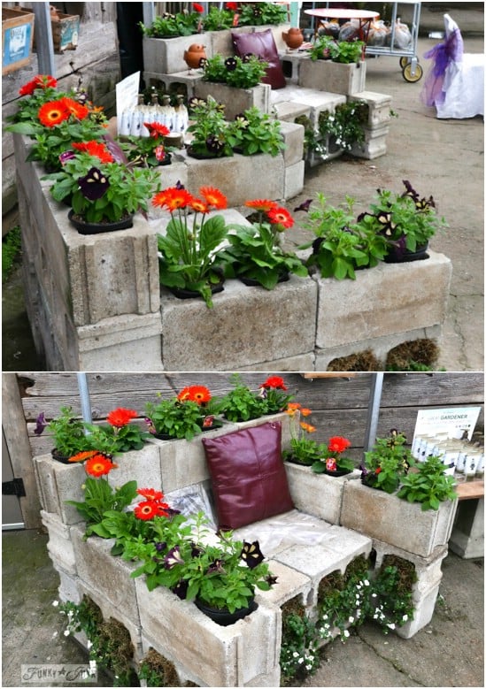 DIY Concrete Chair/Planter