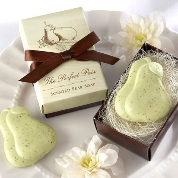 8.The Perfect Pair Pear Soap Favor