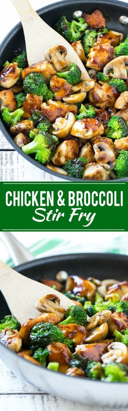 30 Minute Chicken and Broccoli Stir Fry Recipe via Dinner at the Zoo - This recipe for chicken and broccoli stir fry is a classic dish of chicken sauteed with fresh broccoli florets and coated in a savory sauce. You can have a healthy and easy dinner on the table in 30 minutes! - The BEST 30 Minute Meals Recipes - Easy, Quick and Delicious Family Friendly Lunch and Dinner Ideas #30minutemeals #30minutedinners #thirtyminutedinners #30minuterecipes #fastrecipes #easyrecipes #quickrecipes #mealprep