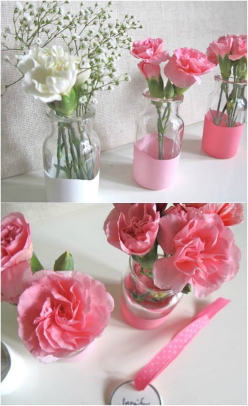 Simple And Cheap Dipped Vases