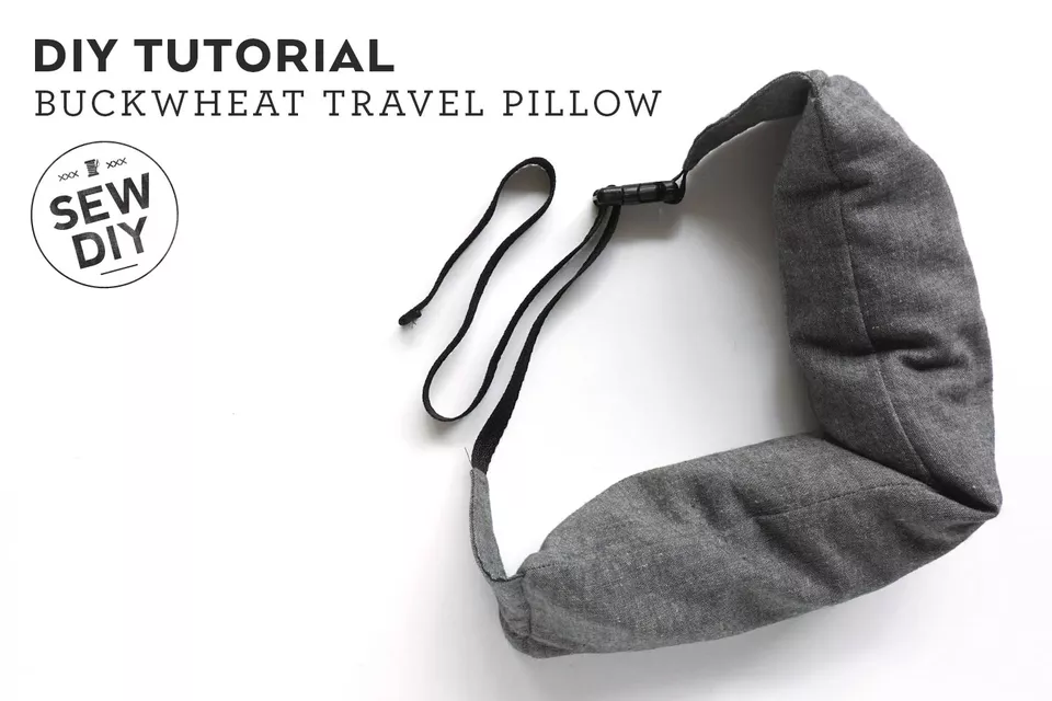 Buckwheat Travel Pillow from Sew DIY