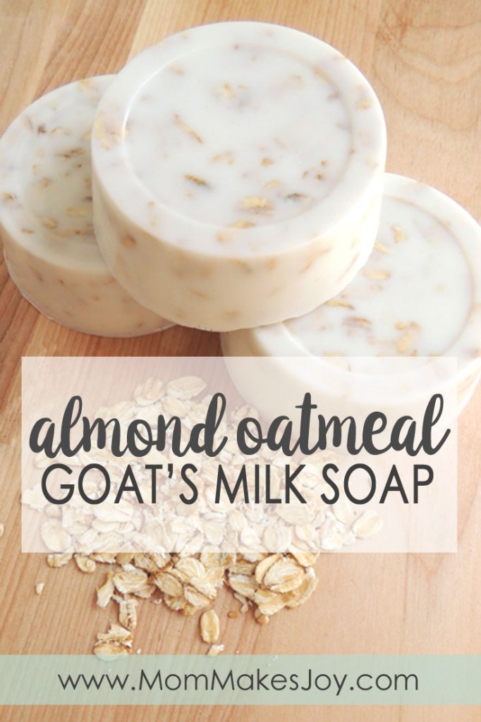Homemade Almond Oatmeal Goat's Milk Soap