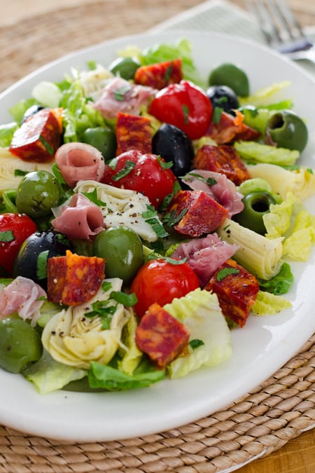 Antipasta salad | 25+ gluten and dairy free recipes