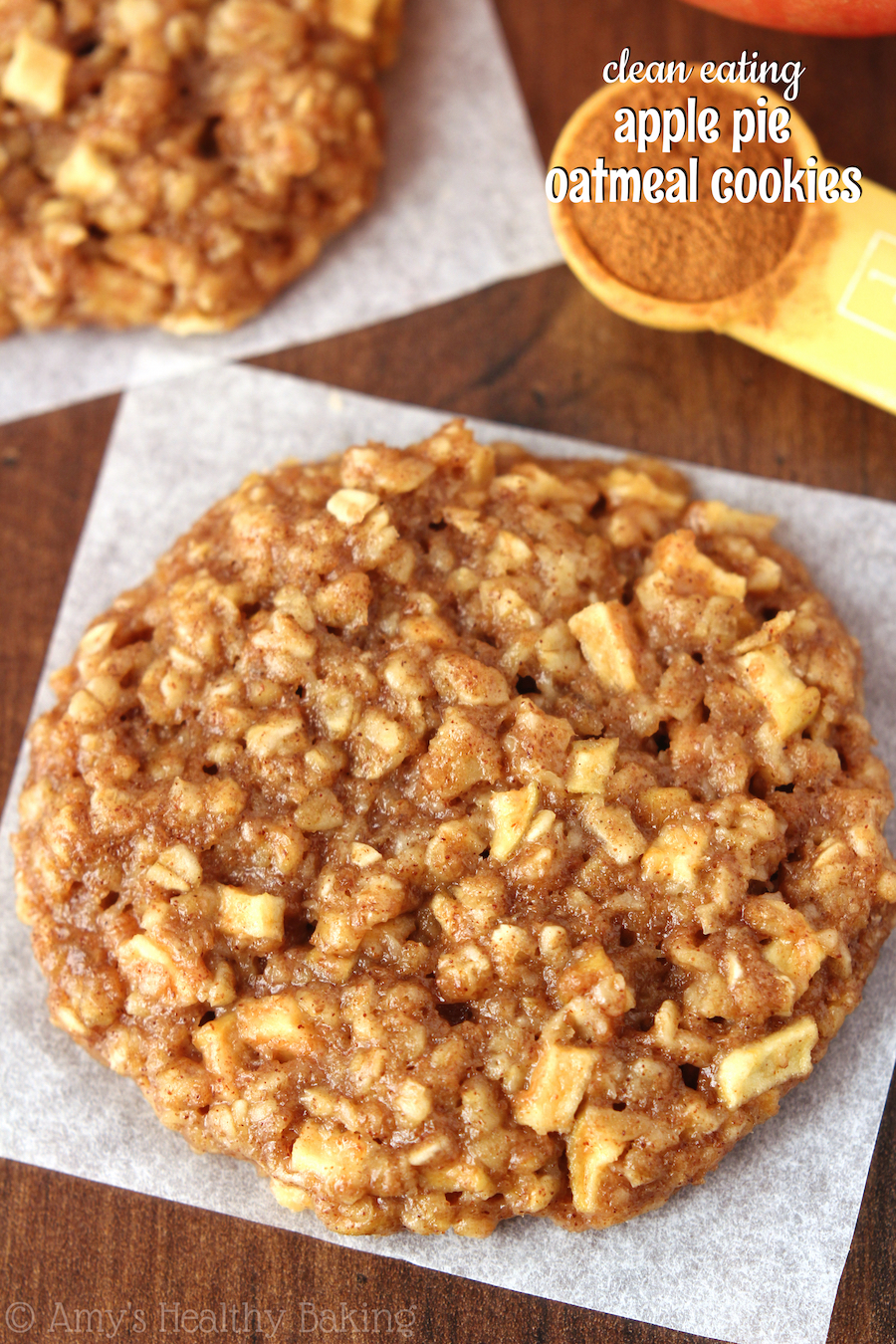 Apple Pie Oatmeal Cookies | 25+ apple recipes