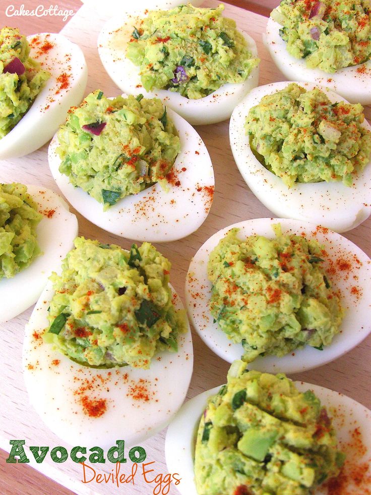 Avocado Deviled Eggs | 25+ Deviled Egg Recipes