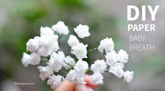 Baby Breath Paper Flower | 25+ MORE Paper Flowers