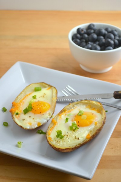 Baked Eggs Potato Skins | 25+ Potato Skin Recipes