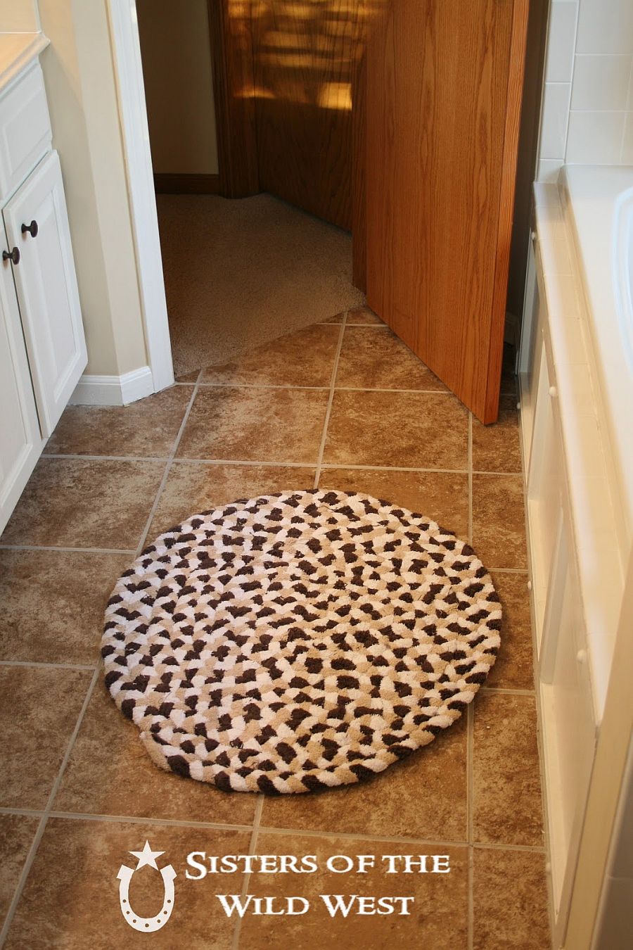  Circle Braided Towel Mat
