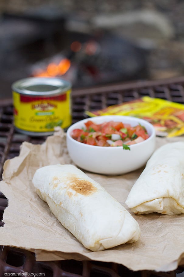Breakfast burrito campfire style | 25+ easy camping recipes