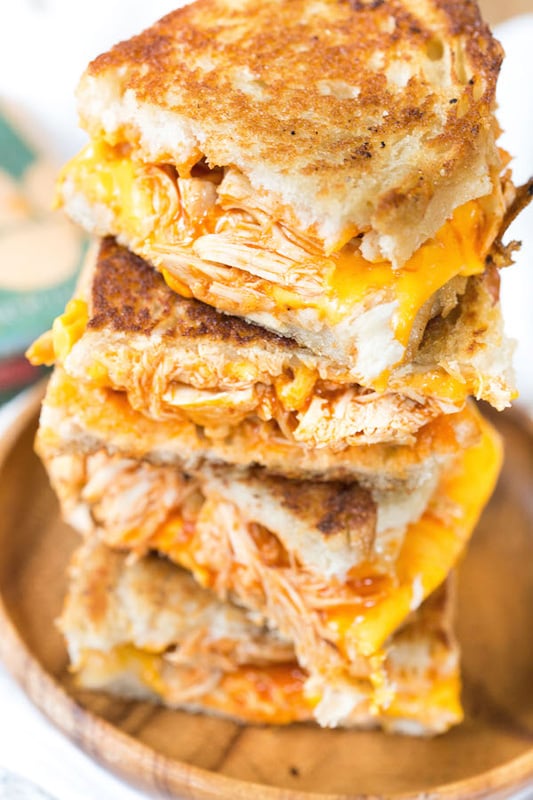 Buffalo Chicken Grilled Cheese | 25+ Grilled Cheese Recipes