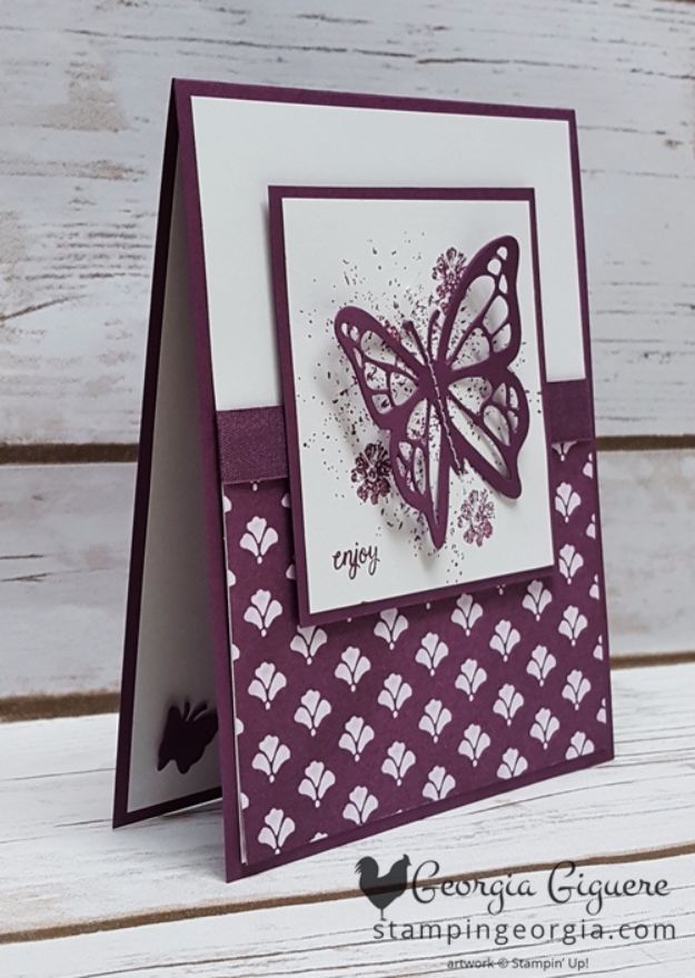 DIY Ideas With Butterflies - Butterfly Card - Cute and Easy DIY Projects for Butterfly Lovers - Wall and Home Decor Projects, Things To Make and Sell on Etsy - Quick Gifts to Make for Friends and Family - Homemade No Sew Projects- Fun Jewelry, Cool Clothes and Accessories http://diyprojectsforteens.com/diy-ideas-butterflies
