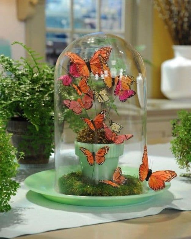 DIY Ideas With Butterflies - Butterfly Glass Jars - Cute and Easy DIY Projects for Butterfly Lovers - Wall and Home Decor Projects, Things To Make and Sell on Etsy - Quick Gifts to Make for Friends and Family - Homemade No Sew Projects- Fun Jewelry, Cool Clothes and Accessories http://diyprojectsforteens.com/diy-ideas-butterflies