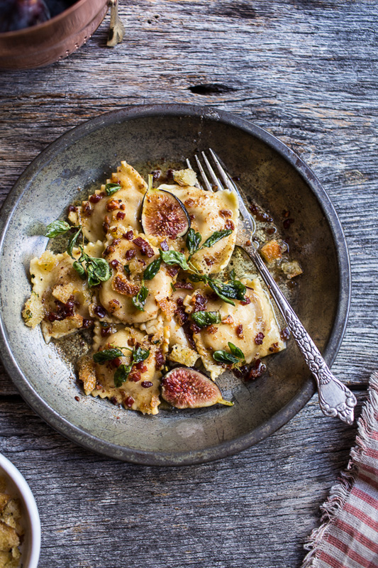 Butternut Squash Goat Cheese Ravioli | 25+ Browned Butter Recipes