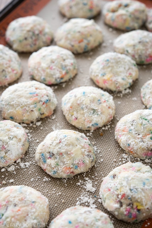 Cake Batter Wedding Cookies | 25+ Cake Batter Recipes