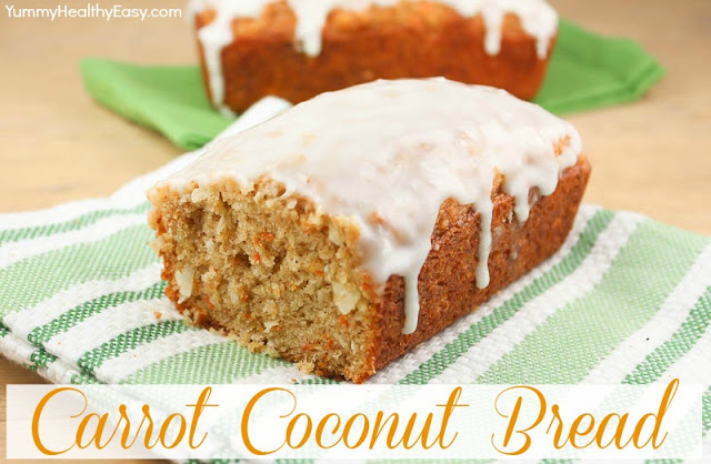 Carrot Coconut Bread with Cream Cheese Icing | 25+ Quick Bread Recipes (No Yeast Required)