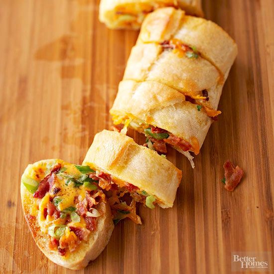 Cheddar and Bacon Loaf | 25+ Cheesy Appetizers and Dips