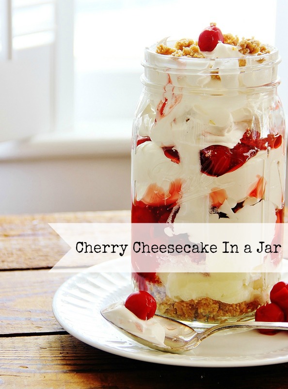 Cherry Cheesecake in a Jar | 25+ Cherry Recipes