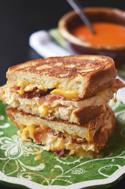 Chicken Bacon Ranch Grilled Cheese | 25+ Grilled Cheese Recipes