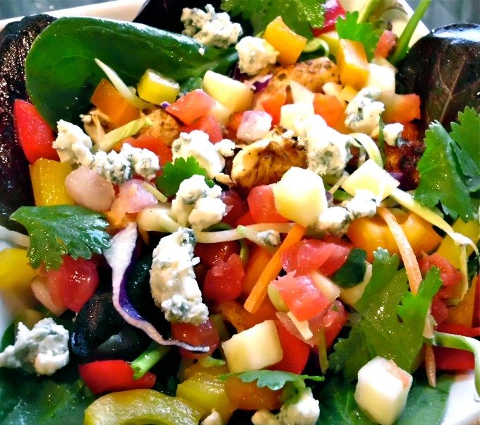 Chicken Mango Salsa salad | 25+ delicious salad recipes