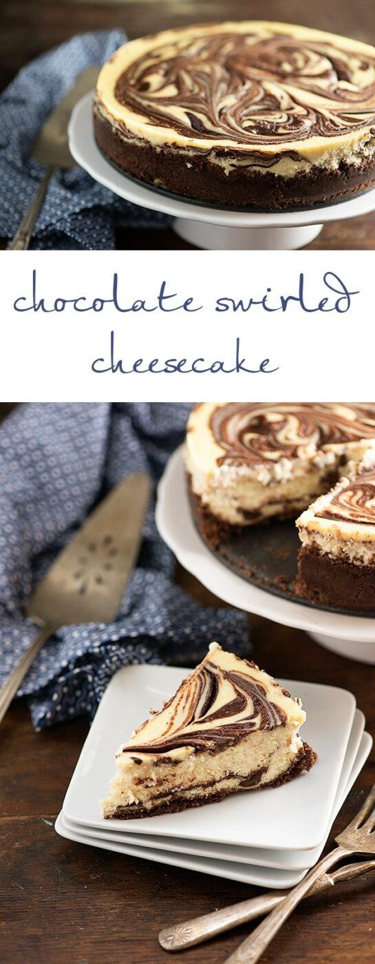Chocolate Swirled Cheesecake | 25+ Cheesecake Recipe
