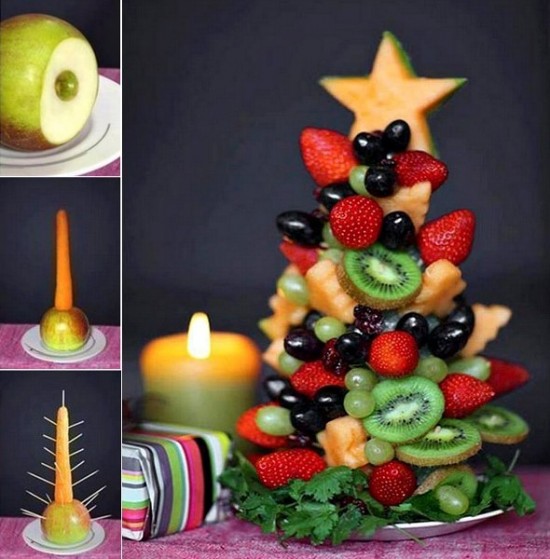 Christmas Fruit Tree | +25 Healthy Holiday Snacks