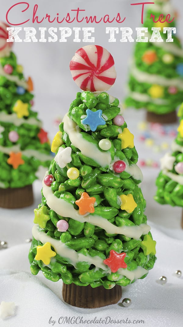 Christmas Tree Krispie Treat | 25+ Cute Christmas Treats