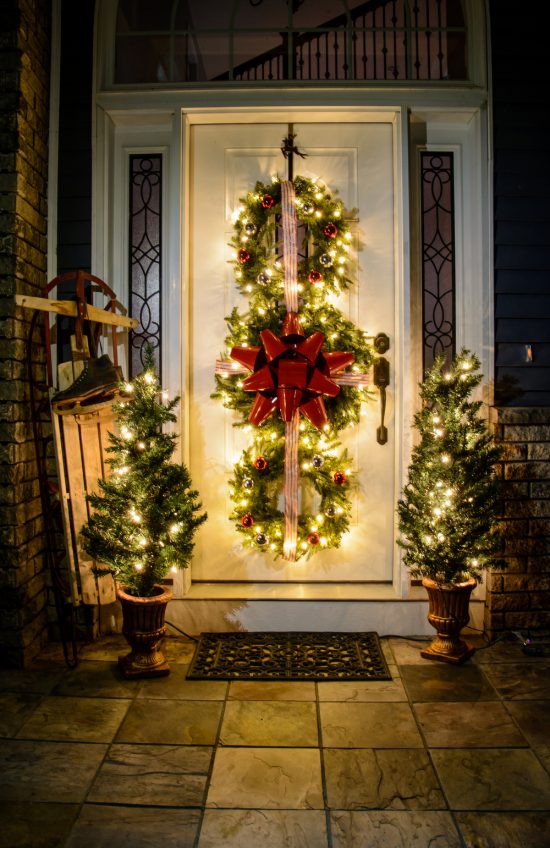 Christmas Trio Wreath | 25+ MORE Beautiful Christmas Wreaths
