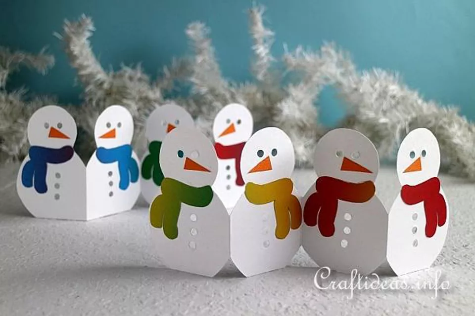 snowman garland