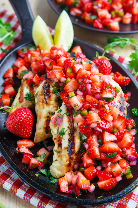 Cilantro Lime Grilled Chicken | 25+ Strawberry Recipes