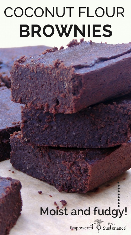 Coconut Flour Brownies | 25+ Gluten Free and Dairy Free Desserts