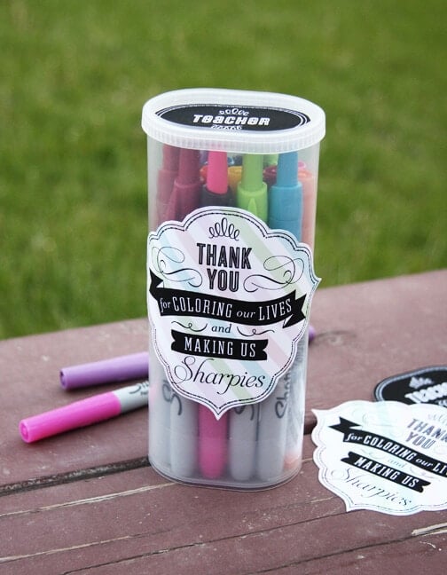 Coloring Our Lives + 25 Handmade Gift Ideas for Teacher Appreciation - the perfect way to let those special teachers know how important they are in the lives of your children!