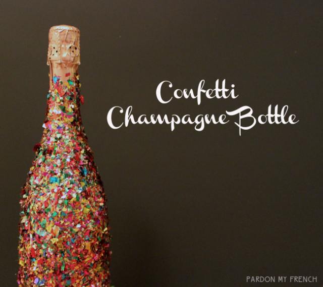 Confetti Bottles | 25+ Confetti Party Ideas